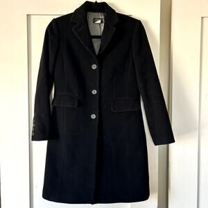 Women's J.CREW wool and Cashmere classic coat 0P